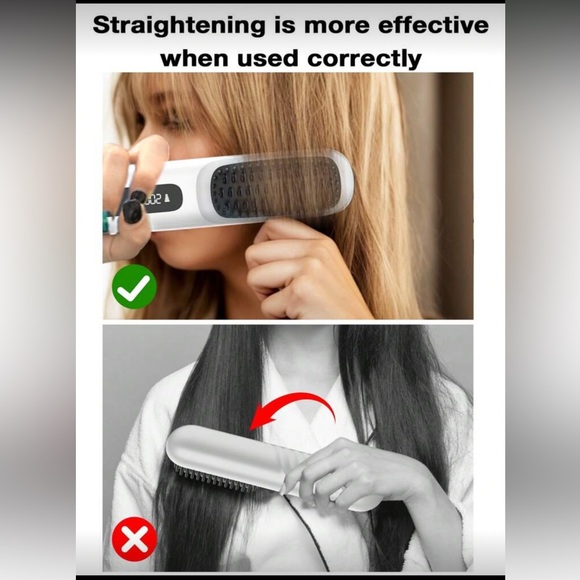 Hair Straightening Brush Portable - Picture 8 of 8